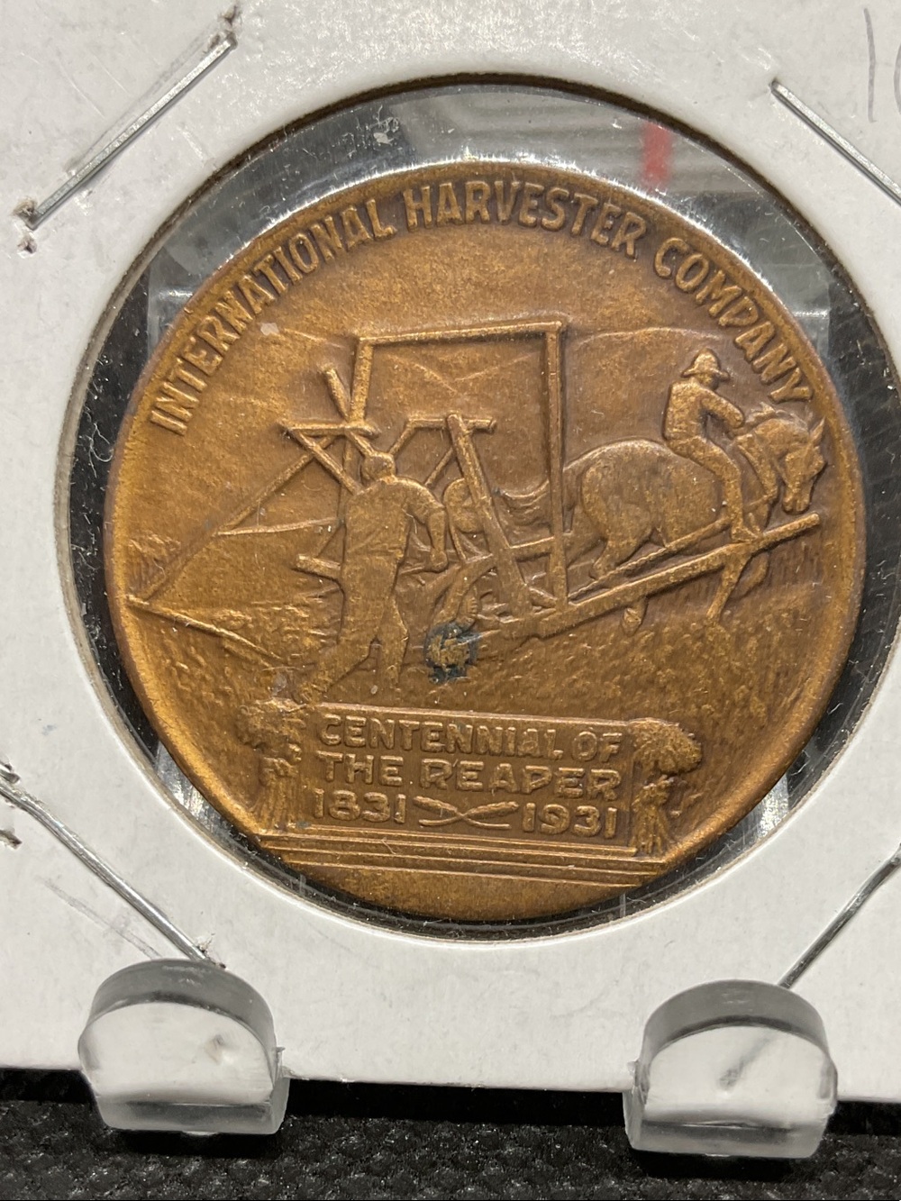 1931 International Harvester Centennial Medallion